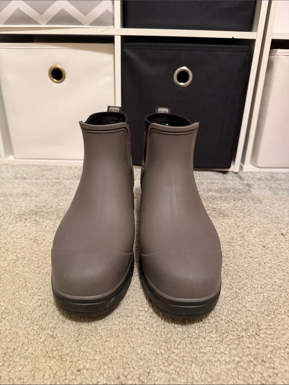 UGG Taupe Waterproof Ankle Boots